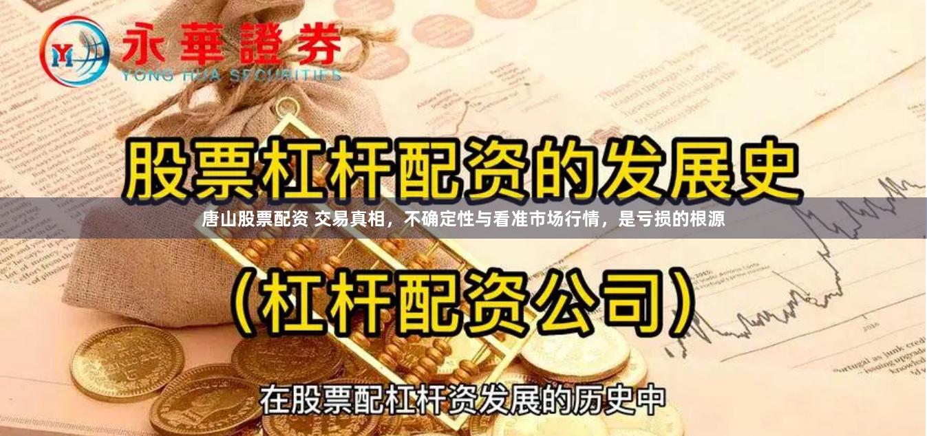 唐山股票配资 交易真相，不确定性与看准市场行情，是亏损的根源